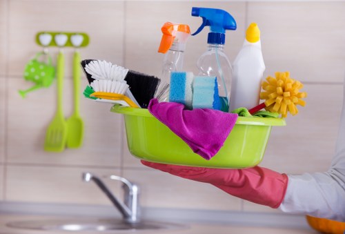 Professional commercial cleaning of retail floors and entryways