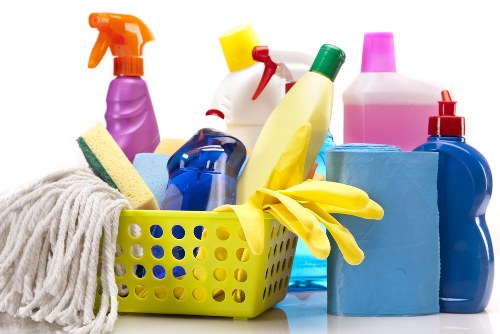 Professional cleaning tools used for detailed cleaning tasks